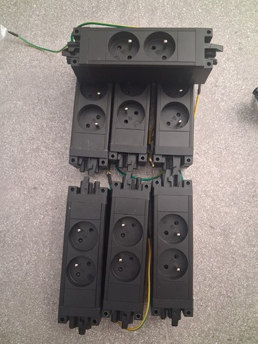 Lot blocs prises - de,