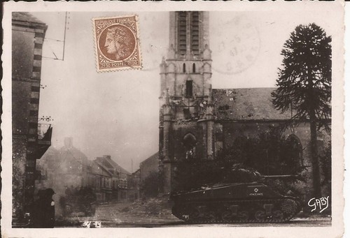 Rare cpa débarquement en - 14,
