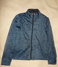 Veste de sport haut de survetement Decathlon bleu imprimé mixte 12 ans - TBE