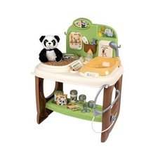Smoby - Centre Vétérinaire Zoo - 1 peluche Panda - Nombreux accessoires et fonct