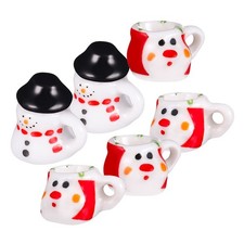 Service à thé miniature en porcelaine : 2 ensembles de tasses théières