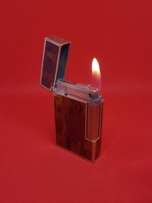 Briquet St DUPONT Ligne2 PICASSO Laque  Pl or Fonctionne tient la charge