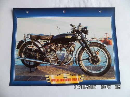 Carte fiche moto vincent hrd - fiche,