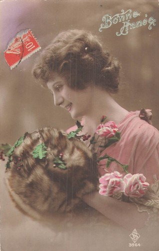 Bonne annee profil femme - bonne,