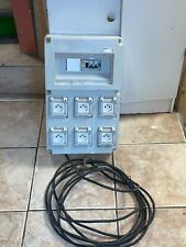Coffret chantier tableau  monophasé 230V prise ,inter differentiel 40A 30mA ,