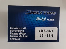 Chambre à air pour brouette DELI 4.10/3.50-4 valve coudée TR87