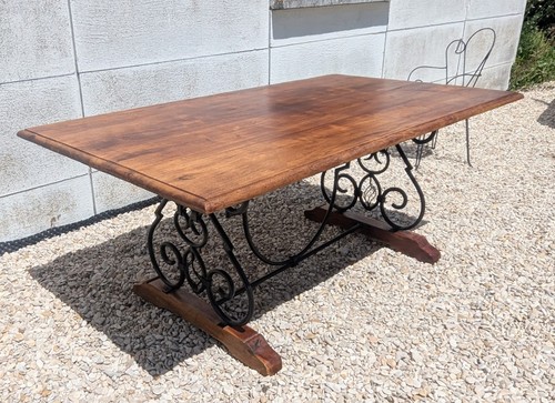 Belle table manger fer - a,