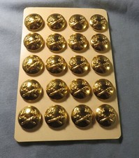 20 BOUTONS MILITAIRES du SERVICE des ESSENCES de 25 mm, NEUFS de STOCK ANCIEN .