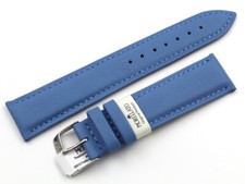 Bracelet Bleu En Cuir Nappa Lisse Fabriqué En Italie Accessoires Élégants