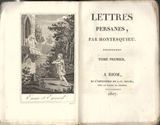 MONTESQUIEU-Lettres persanes