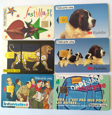FRANCE 6 TELECARTES 5 UNITES