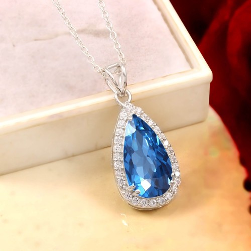 Aaa bleu spinelle - spinelle, pendentif
