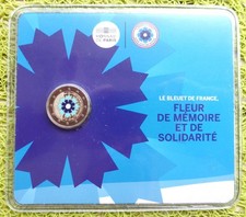 Coincard 2 euros Monnaie de Paris commémorative Bleuet de France 2018 – BU FDC