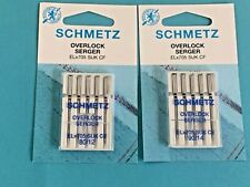 10 Machines Overlock Surjeteuse El / 705 Cf Schmetz à Coudre Aiguilles Puissance