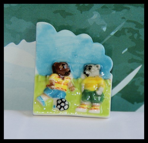 Fève beau puzzle relief - puzzle, en
