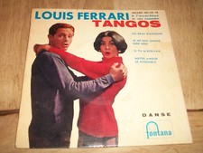 vinyle 45 tours, louis Ferrari, tangos, les bras d'Antoine