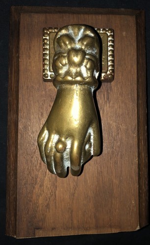 Heurtoir porte bronze - de, en