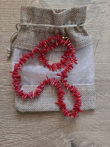 Ancien collier perles - collier, en