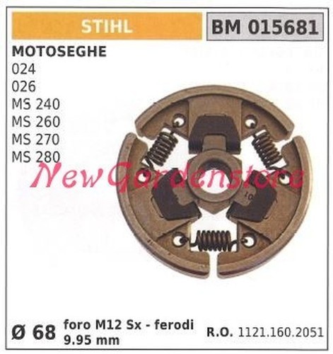 Embrayage complet stihl moteur - embrayage,