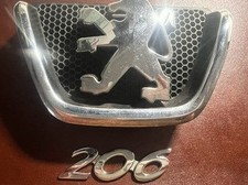 🔴 PEUGEOT 206 Écussons