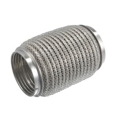 Voiture Echappement Flexible Tuyau, 2.99"x5.98" Universel Inox Acier