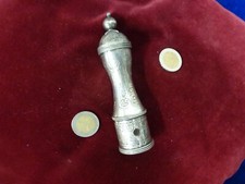 manche à gigot,argent minerve,XIXème,H 13cm,P128g,monogramme,manque la vis