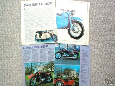 Old cossack motorcycle - old,