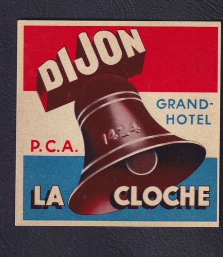 Ancienne étiquette bagage - de,