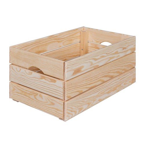 Cagette bois silver 51cm - bois,