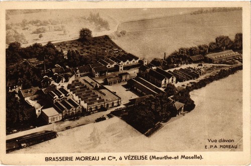Cpa vezelise brasserie - cpa, moreau