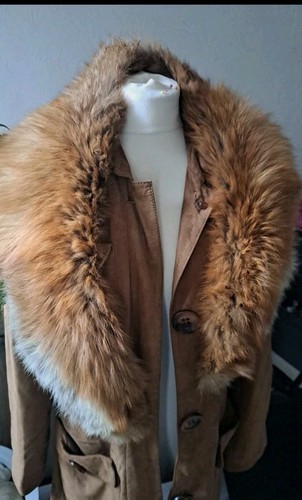 Col fourrure veritable renard - col,
