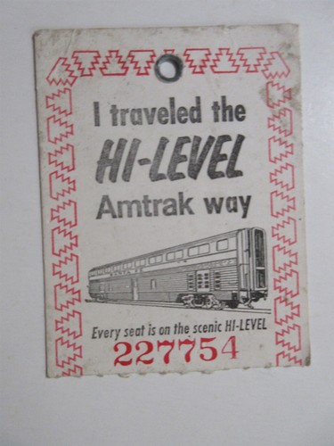 Amtrak level chair car - hi-level,