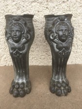 2 anciens pieds en fonte / Pattes de lion / Déco / A détourner / Piètements