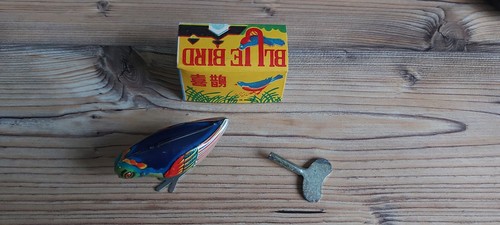 Chine 029 oiseau bleu - ms,