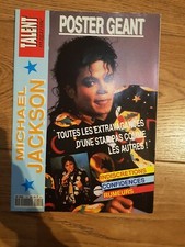 Michael Jackson  Poster Geant Talent Magazine  60 X 84 cm - 1988