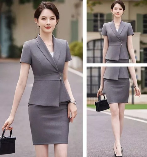 Completo tailleur gris slim - tailleur,