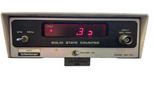 SOLID STATE COUNTER SM-104 SCHLUMBERGER HEATH FREQUENCEMETRE