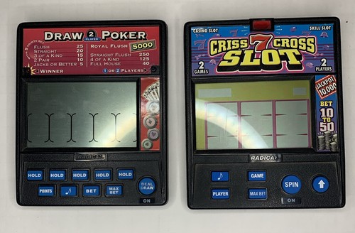 Hand held vintage poker - held, draw