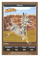 Carte Carrefour Dreamworks - Madagascar - Marty  Spéciale  N°74