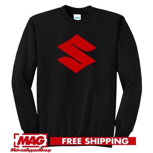 Suzuki black crewneck - black,