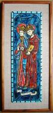 TRES RARE PLAQUE RELIGIEUSE