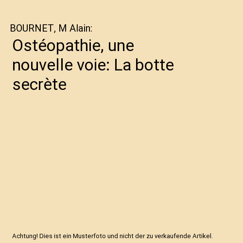 Ostéopathie une nouvelle - ostéopathie,,