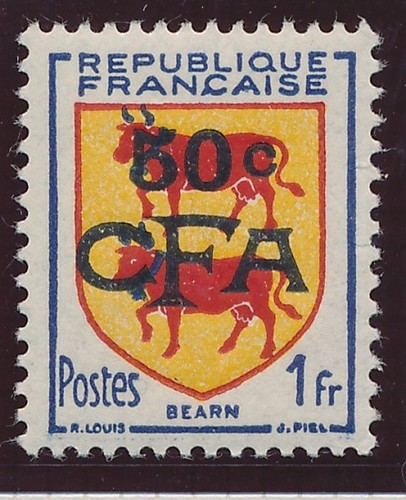 Timbre cfa réunion 285 neuf - réunion, 285**