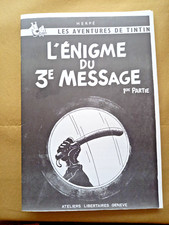 Tintin et l énigme du 3 ème