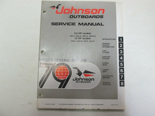 1979 johnson hors bord 15 - hors-bord, 9.9