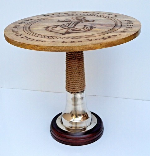 Wooden coffee table maritime