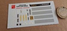 decals decalcomanie pompiers brimont brutt camiva feux de forets 1/43