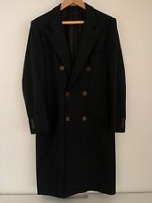 Bespoke Neapolitan DB Grey Herringbone Coat - 36​/​46R Excellent Condition