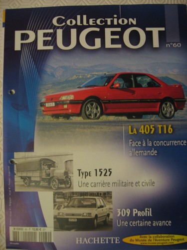 Fascicule booklet peugeot - 60,