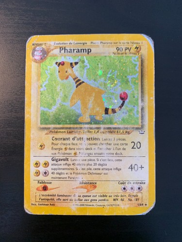 Carte pokémon pharamp 1 64 - pokémon, 1/64